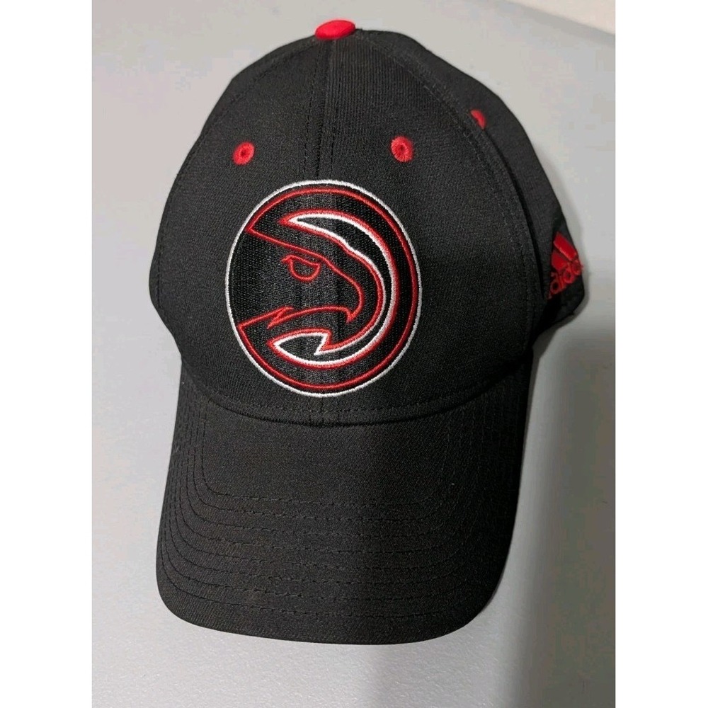NBA Atlanta Hawks Adidas Adult Flex Fit Structured Cap Hat Beanie S/M‎
